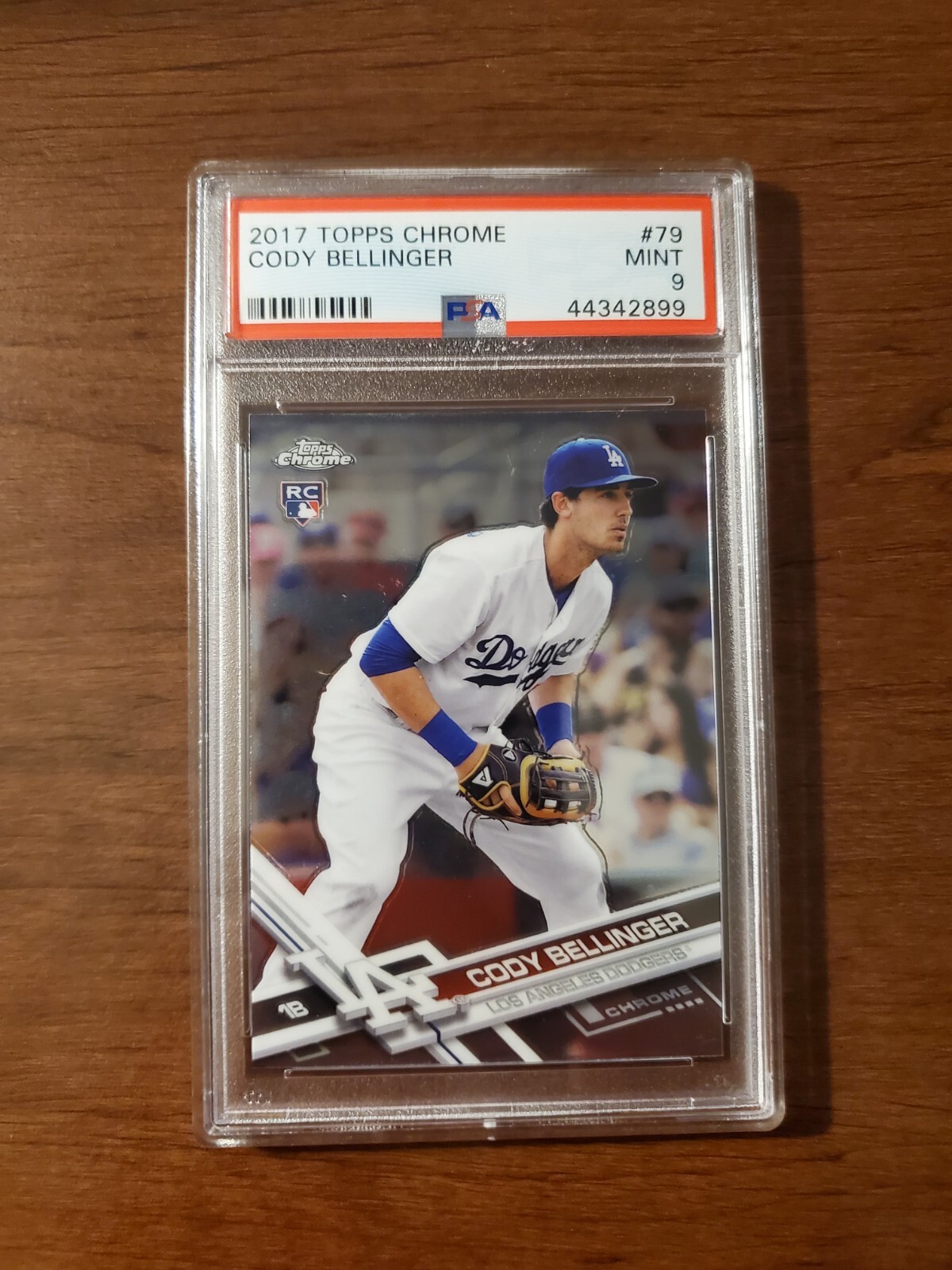 Cody Bellinger - 2017 Topps Chrome - #79 - RC - PSA Mint 9 - Dodgers