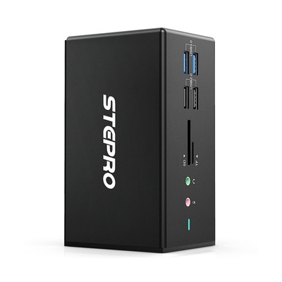 Docking Station, STEPRO 14 in 1 USB C Docking Station Quadruple Monitor Compa...