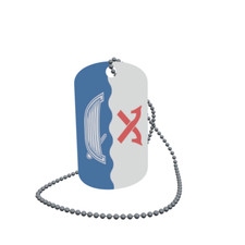 Dog Tag Flag Bunting D rnick Dog Tag Aluminium 30 x 50mm