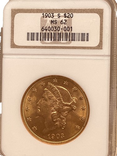 US 1903 Gold $20 20 Dollars NGC MS63 Double Eagle Liberty Head | eBay