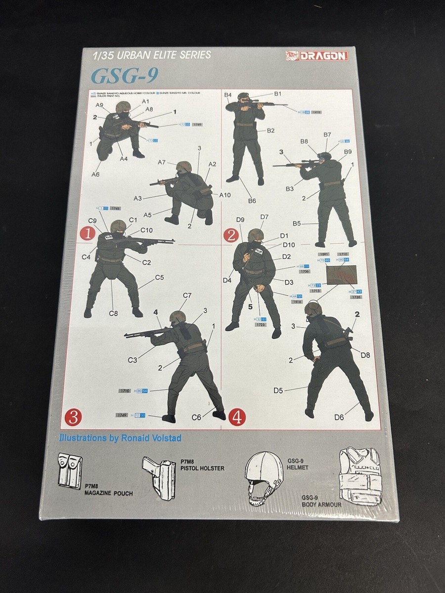 Dragon GSG-9 Urban Elite Series 1:35 Scale Model Kit 6505 | eBay