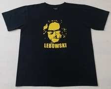 Vintage 2000s The Big Lebowski Movie Promo T-Shirt Sz Large The Dude Y2K RARE
