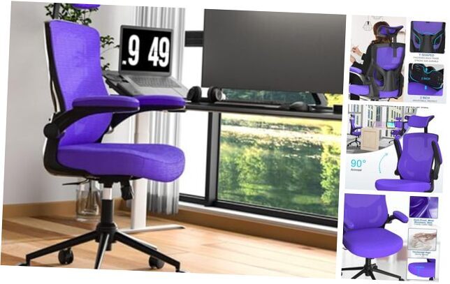 Ergonomic High Back Home Office Chair for Comfortable Desk Work