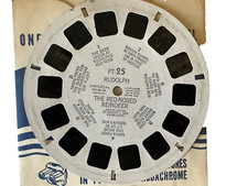 SAWYER'S VIEW-MASTER REEL FT 25 RUDOLPH THE RED - NOSED REINDEER WITH SLEEVE