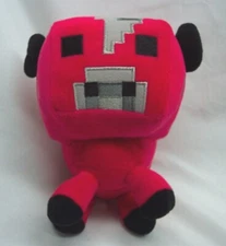 Mojang Minecraft SOFT RED MOOSHROOM COW 5" Plush Stuffed Animal Toy