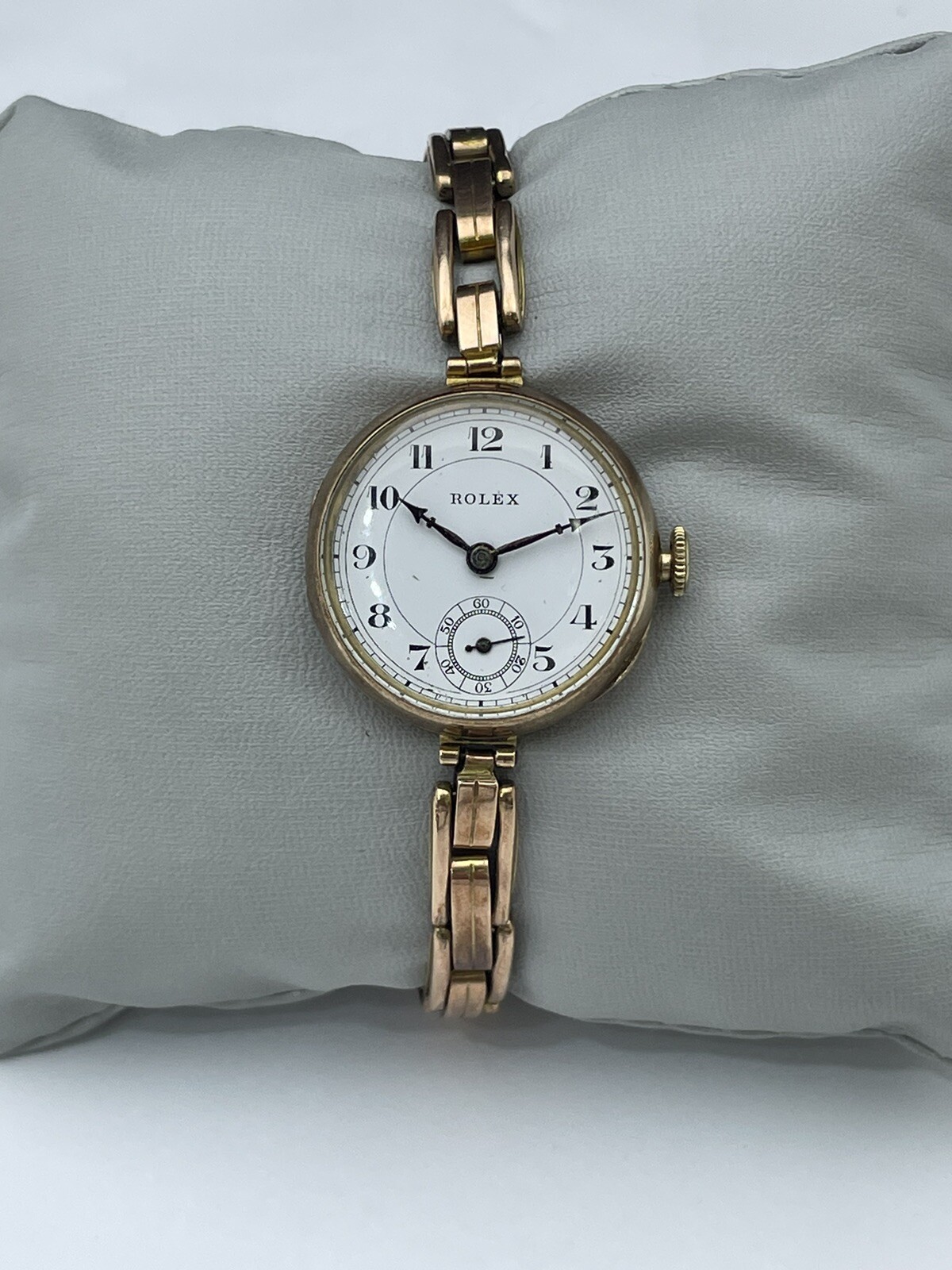 Vintage 1930's Ladies 9ct Rose Gold Rolex Watch