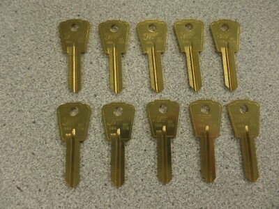 JET NH1 NATIONAL EZ SET 1177N KEY BLANKS PACK OF 10