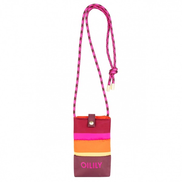 Oilily Mila Mobile Holder Colour Block Decadent Chocolate-image