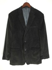 EUC Ralph Lauren Chaps Brown Cotton Corduroy 2 Button 1 Vent Sport Coat Sz 42L