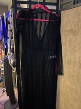 Women s Forever 21 Black lace maxi coverup new with tags 