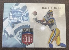 Harold Green 1997 Playoff Unsung Heroes #25 St. Louis Rams Football Card