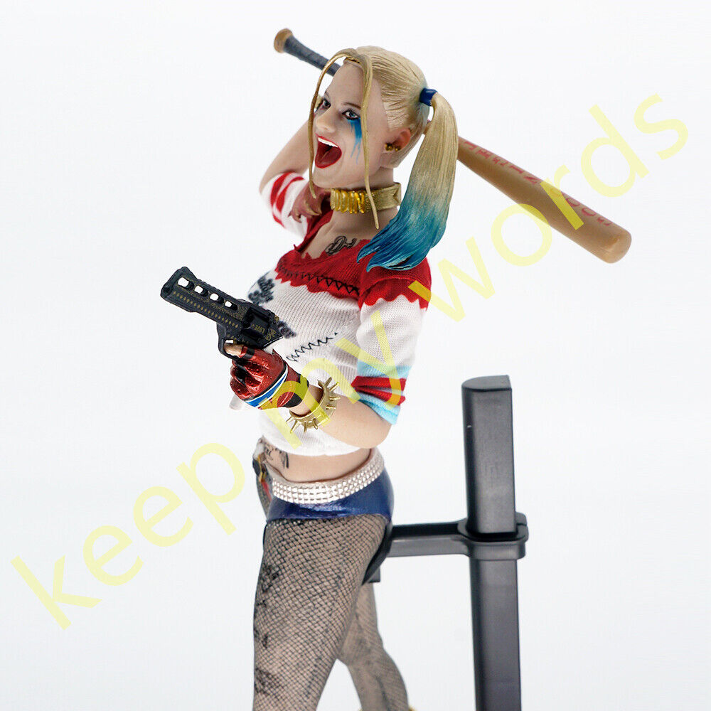 Harley Quinn Crazy Toys Arlequina Figures Roupas Reais 30cm