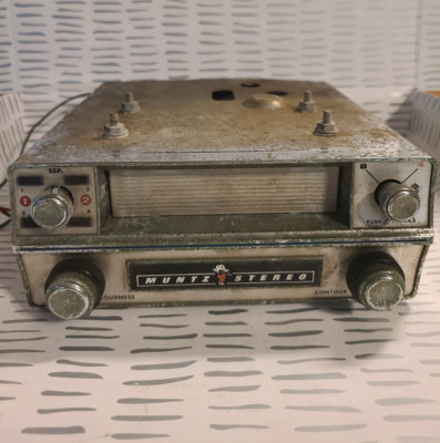 Vintage Rare Muntz Car Stereo Model M60-69 4 or 8 Track