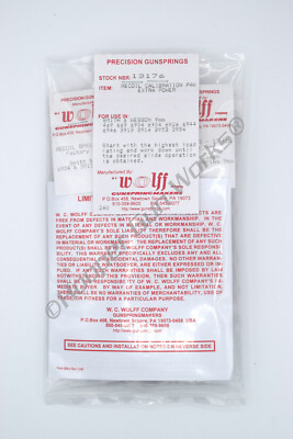 Wolff S&W 6904/3913 9MM, RECOIL CALIBRATION PAK