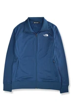 The North Face TNF Women Blue Wing Tech Full Zip Fleece Jacket, L Large TNF-136