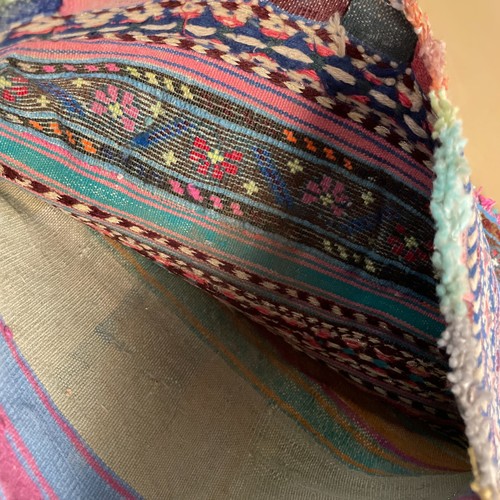 Antico Copricuscino Marocco Kilim Tessuto Tappeto Spargi Cuscino Modello - Foto 8 di 11