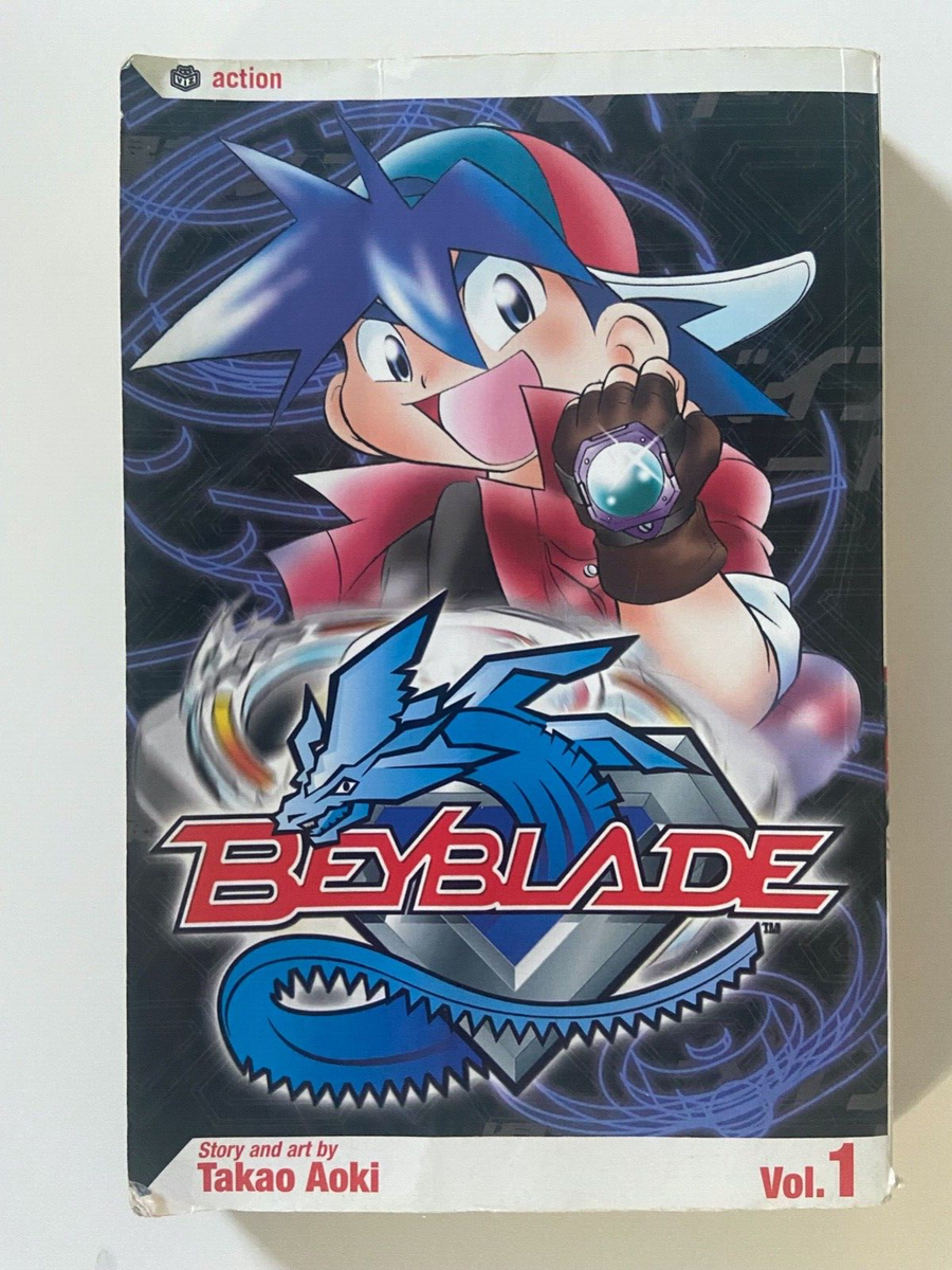 Beyblade volume 1 by Takao Aoki (2004) VIZ Manga graphic novel 1st