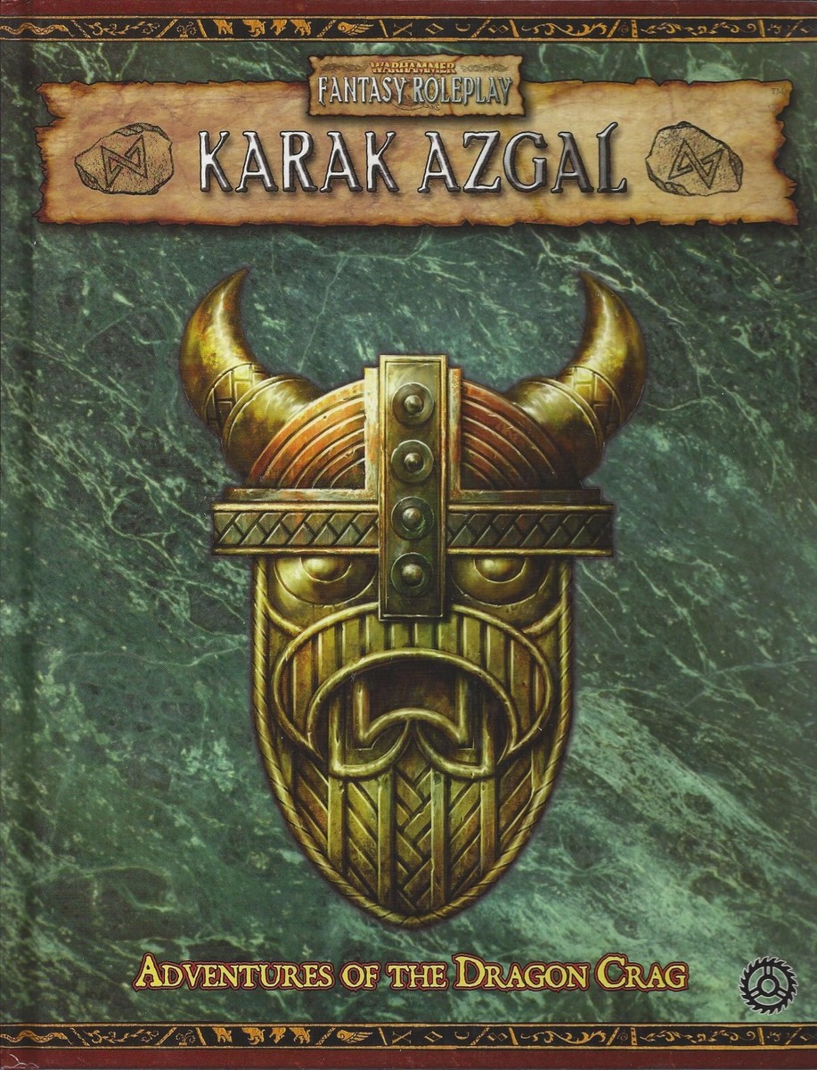 Warhammer Fantasy Roleplay RPG Karak Azgal HC NEW OOP FREE