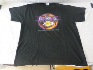 Nba Los Angeles Lakers T Shirt Color Black Size Xl X Large Ebay