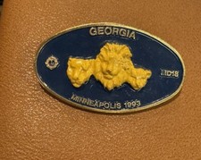 georgia MINNEAPOLIS LIONS CLUB LIONESS CUB BABY LAPEL HAT PIN BADGE BROOCH