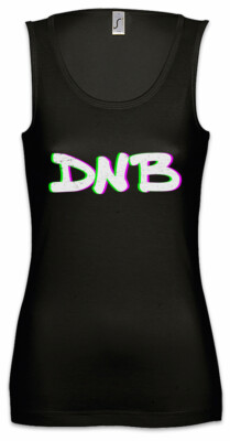 DNB Drum 'N Bass Glitch Damen Tank Top Audio Synthesizer Wave Electro DJ MC