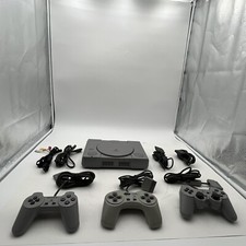 Sony Playstation 1 PS1 Console Scph-5501 3 Controllers/Controller Extentions