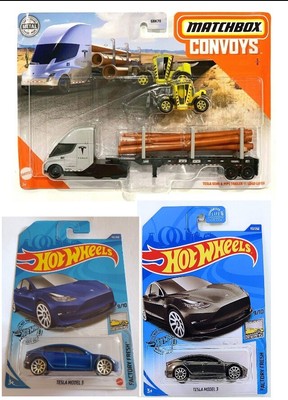matchbox tesla model 3