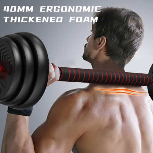 4-in-1 Adjustable Weight Dumbbell Set - Dumbbell, Barbell, Kettlebell, Push-Up - Picture 9 of 13