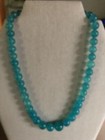 amazonite bead necklace 20 In. In Rhodium Over Sterling Silver — photo 3
