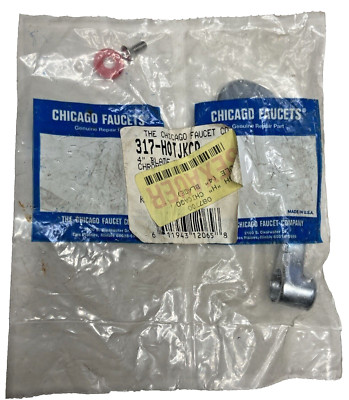 Chicago Faucets 4'' Blade Handle Cold 611943120658 8 point star 317-HOTJKCP