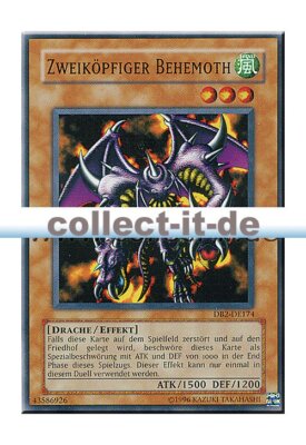 Yugioh DB2-DE174 - Zweiköpfiger Behemoth Unlimitiert