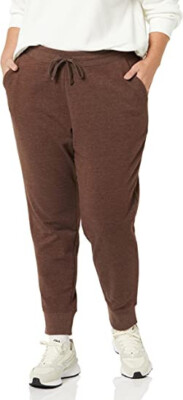 Amazon Essentials Women's Brown Relaxed-Fit Pocketed Jogger Pants! (Adult 2XL)