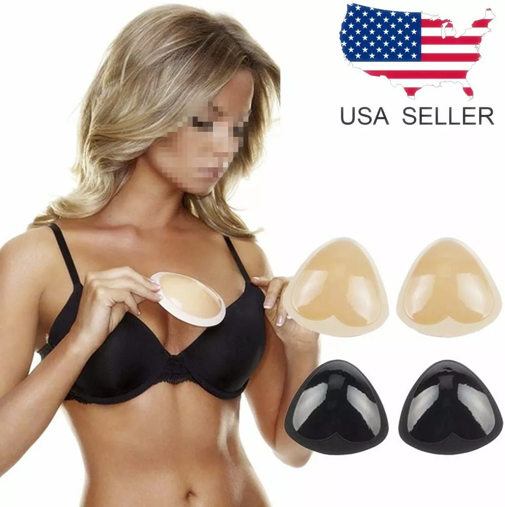 Womens Foam Insert Breast Bra Padded Push Up Bikini Bust Enhancer Swimsuit  Bra