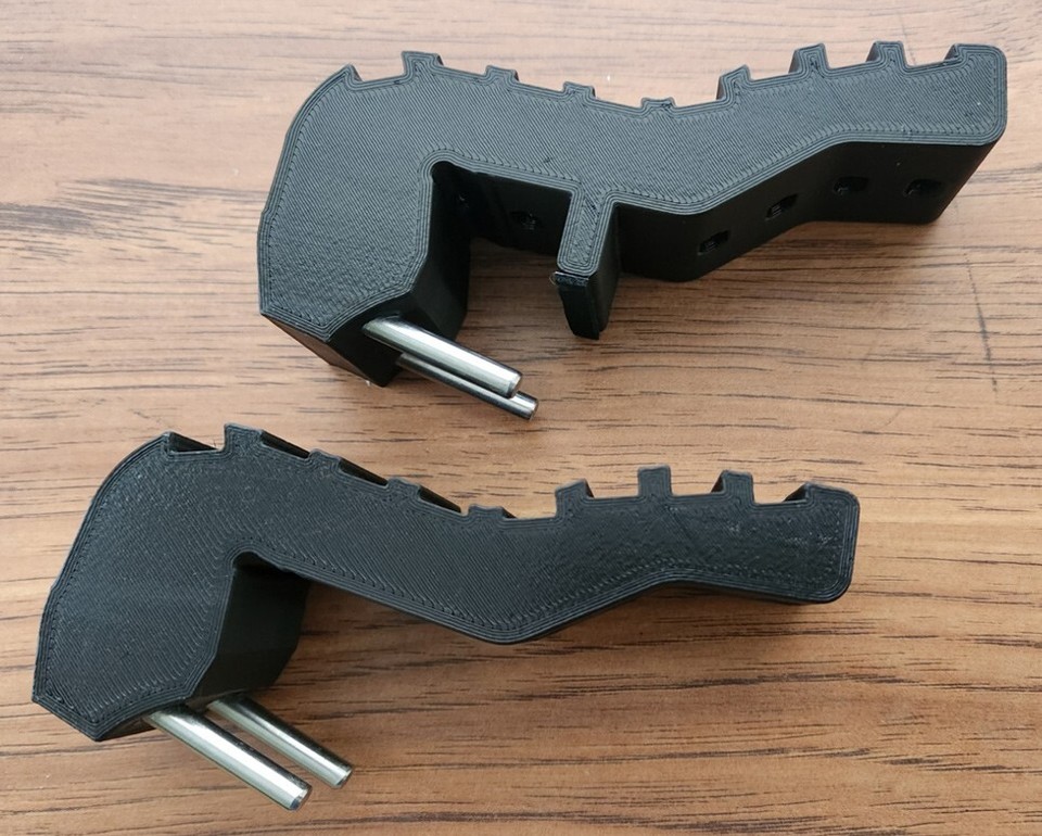 Music Stand Extensions for Yamaha Genos 2 for angled position above 2nd