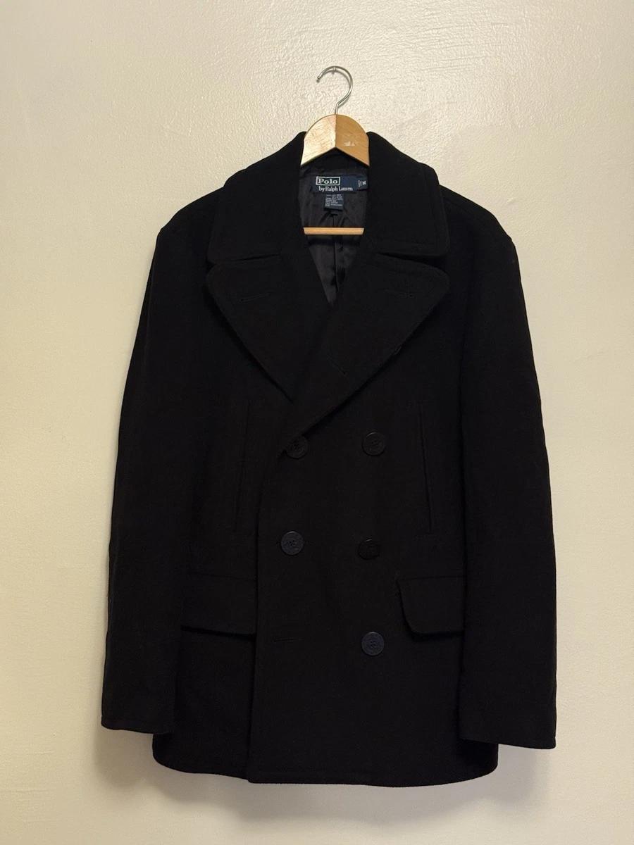 Polo Ralph Lauren Pea Coat Black Coats, Jackets & Vests for Men