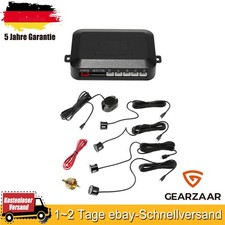 Rückfahrwarner Auto 4 Sensoren Rückfahrwarner Nachrüsten PDC Auto Schwarz