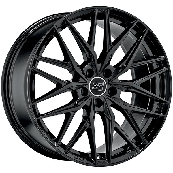 ALLOY WHEEL MSW MSW 50 FOR SEAT ALTEA - ALTEA XL 8X19 5X112 GLOSS BLACK 4QY