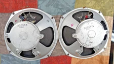 Pair Vintage Quam 8 inch Driver Speakers 33-655-4