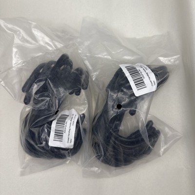Purse/Hat Hanger for Closet, Twist Design Black Vinyl Coated, 4 Inch Hooks *READ