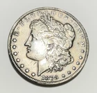 Very Rare !  1878  Morgan Dollar With  anomaly ￼In The Date.