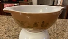 Vintage Pyrex Early American #442  1-1/2 Qt Cinderella Mixing Bowl Brown & Gold
