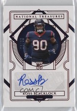 2020 Panini National Treasures Rookie Signatures 58/99 Ross Blacklock Auto ms9