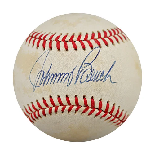 Johnny Bench Cincinnati Reds Autographed ONL Baseball JSA COA