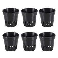  6 stücke Kunststoff Topf Körbe Aquarium Wasserpflanze Gras Kultivieren Pflanzen