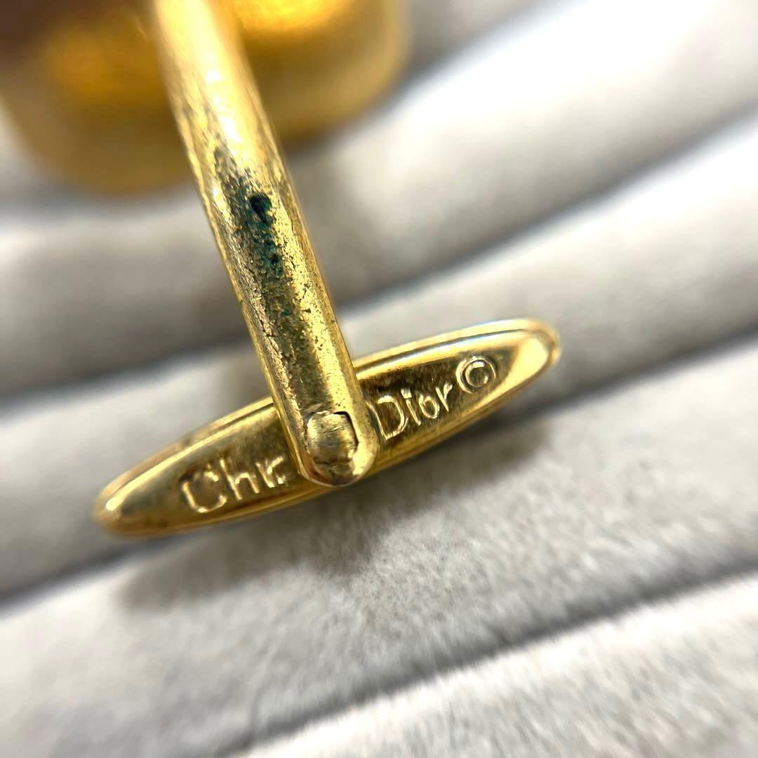 Authentic Dior Cufflink Single Gold/Silver 0.6 in… - image 9