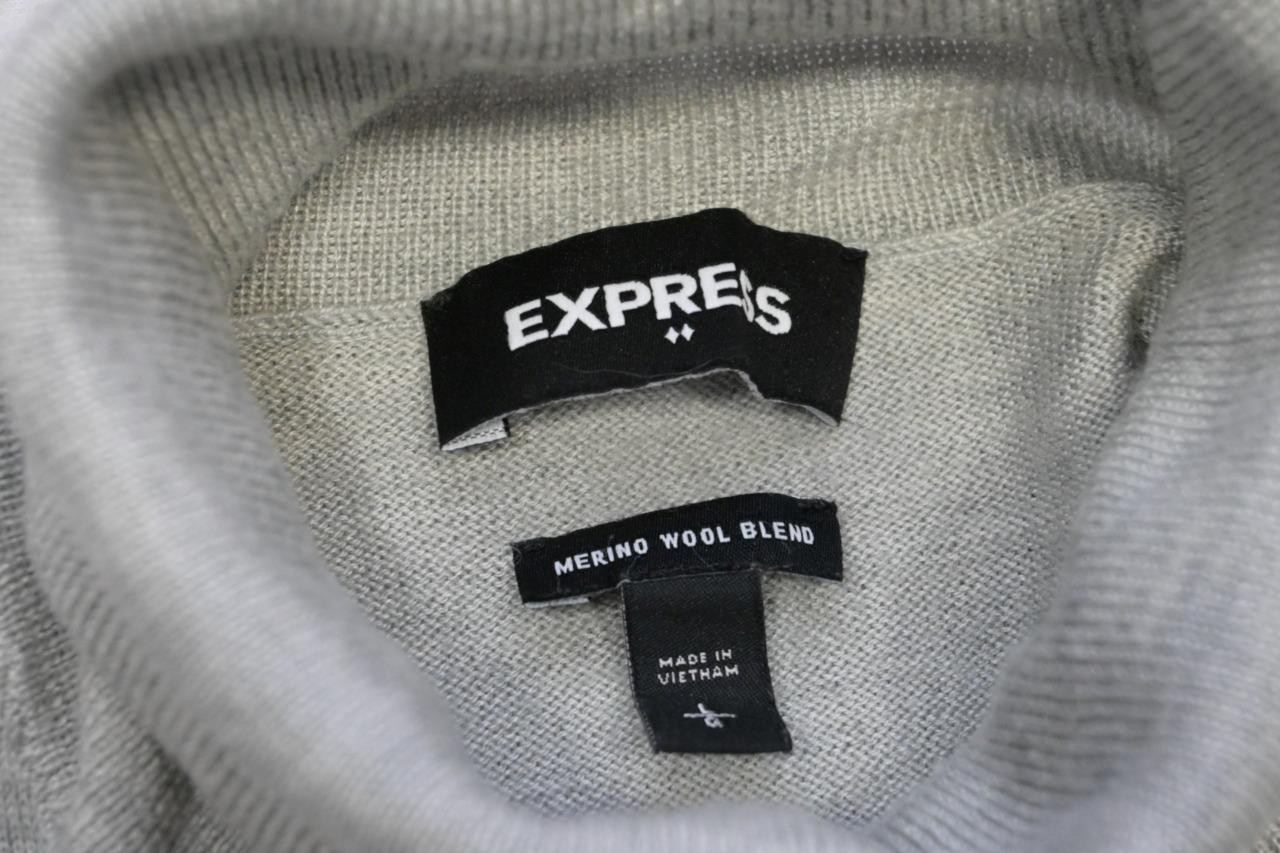 Express Designer Turtleneck Pullover Sweater Meri… - image 7