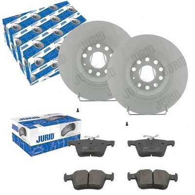 JURID BREMSSCHEIBEN 310mm + BELÄGE HINTEN passend für SKODA SUPERB 3V + KODIAQ