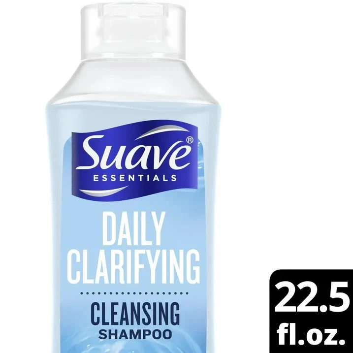 Suave Essentials Clarifying Shampoo – 2×22.5 fl oz | Deep Clean & Fresh Hair - Image 3 of 4