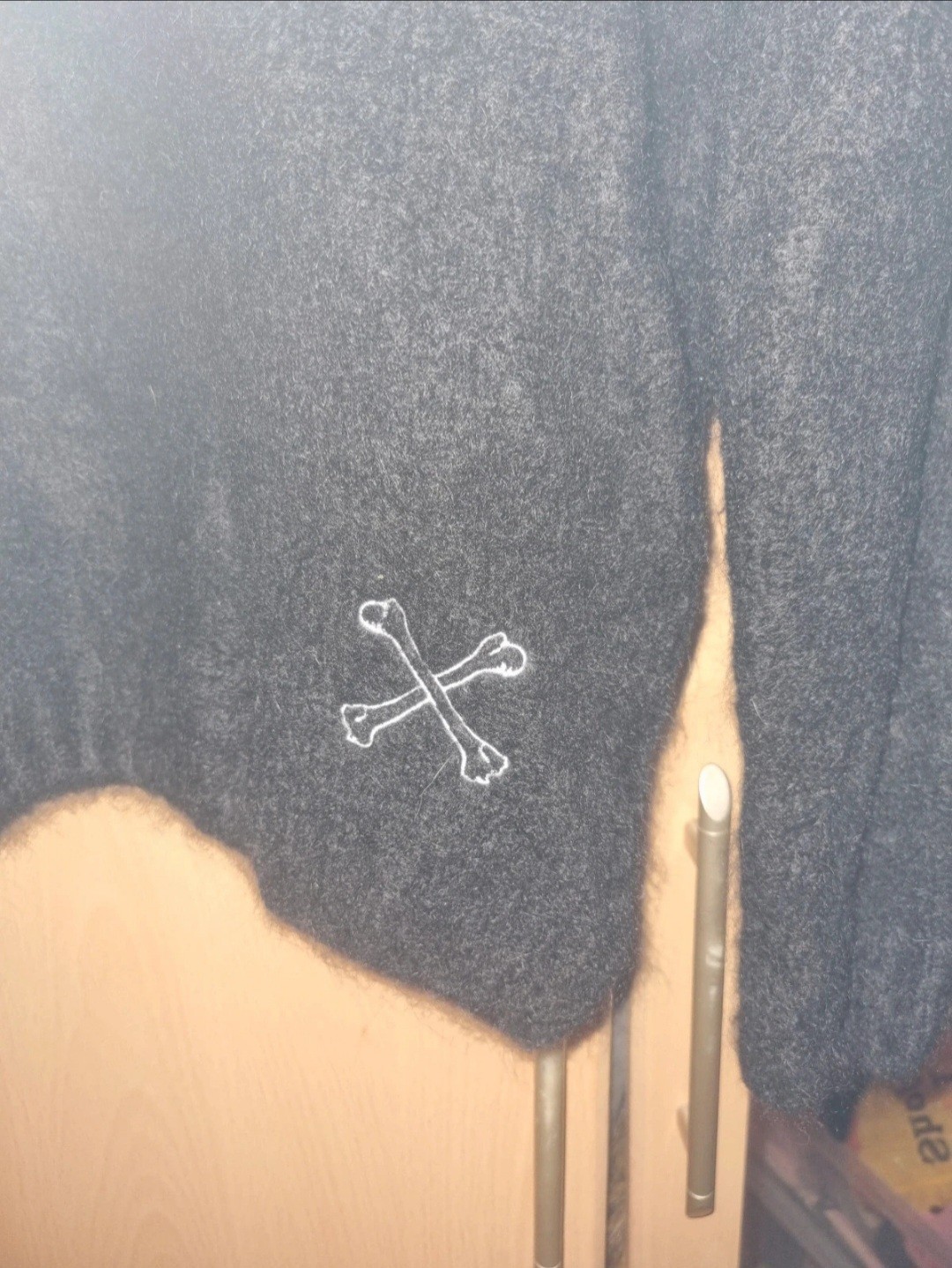 Percival x The Great Frog Black Knitted Jumper Size M 100percent Cotton image 2