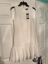 Tommy Hilfiger Ivy Flower Printed Sleevelessruffle Hem Dress Size 4